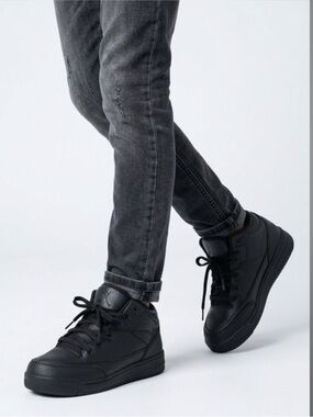 Jordan Flight Origin 3 Mid Triple Black GS 7Y Youth Sneakers